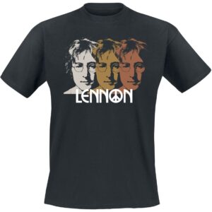 John Lennon T-Shirt 3Peat S to XL for Men black