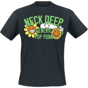 Neck Deep T-Shirt Summer GPP S to XL for Men black