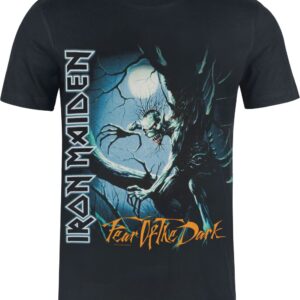 Iron Maiden T-Shirt Fear Of The Dark Heavyweight S to 5XL for Men black