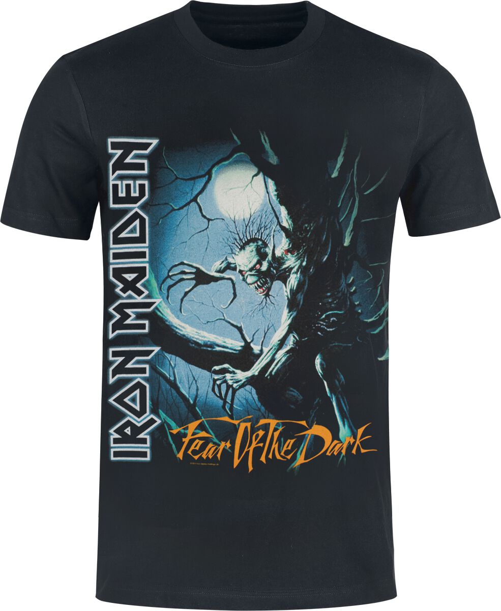 Iron Maiden T-Shirt Fear Of The Dark Heavyweight S to 5XL for Men black