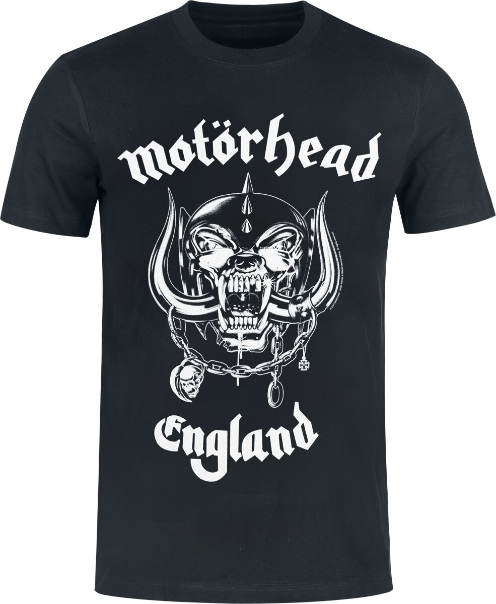 Motorhead T-Shirt England Heavyweight S to 4XL for Men black
