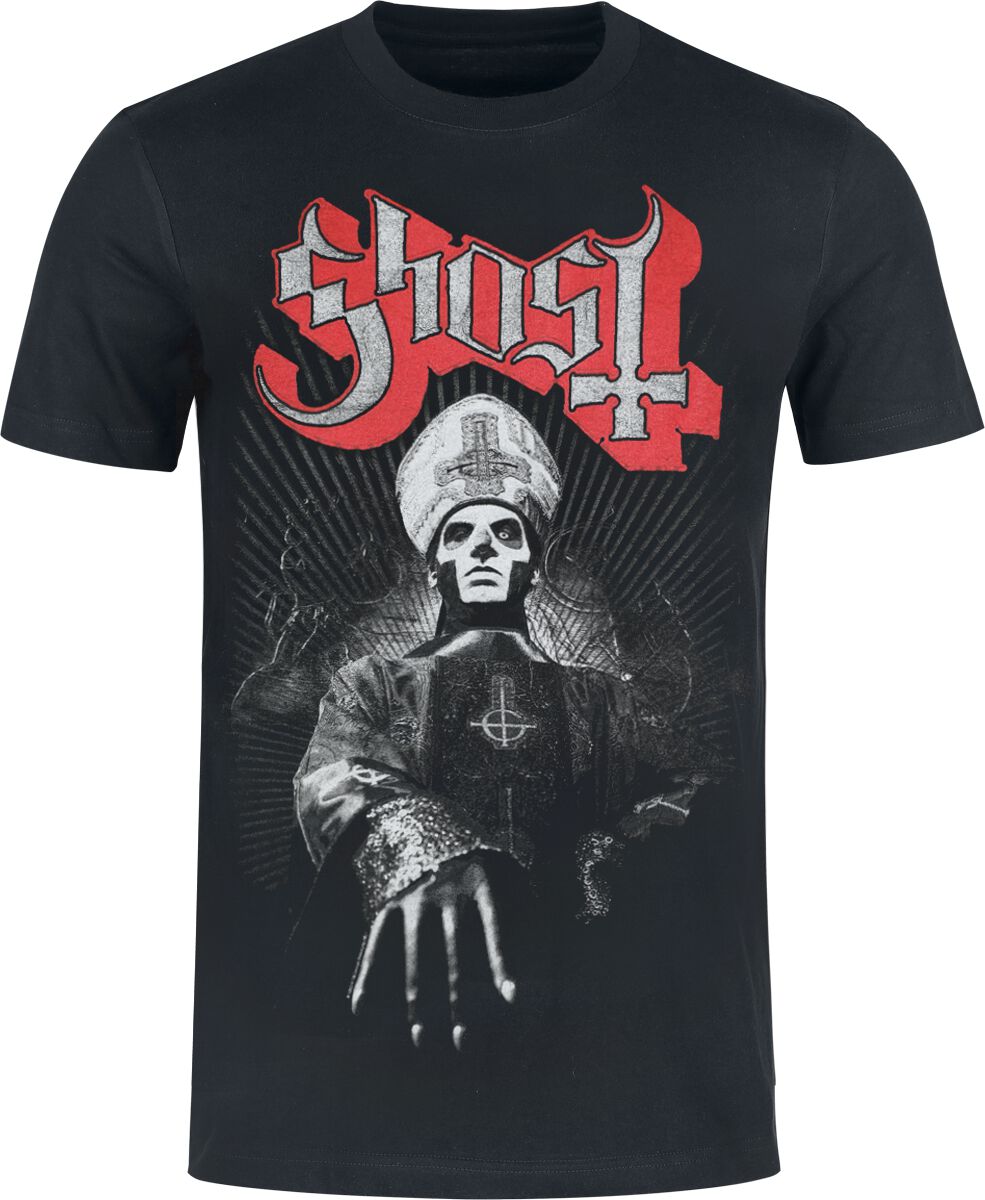 Ghost T-Shirt Ring Photo Heavyweight S to 5XL for Men black