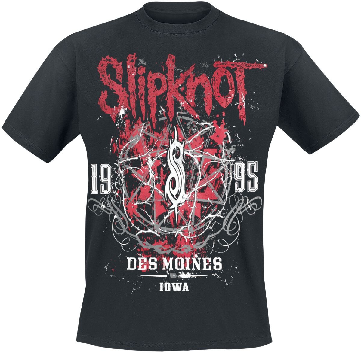 Slipknot T-Shirt Iowa Star Heavyweight S to 5XL for Men black