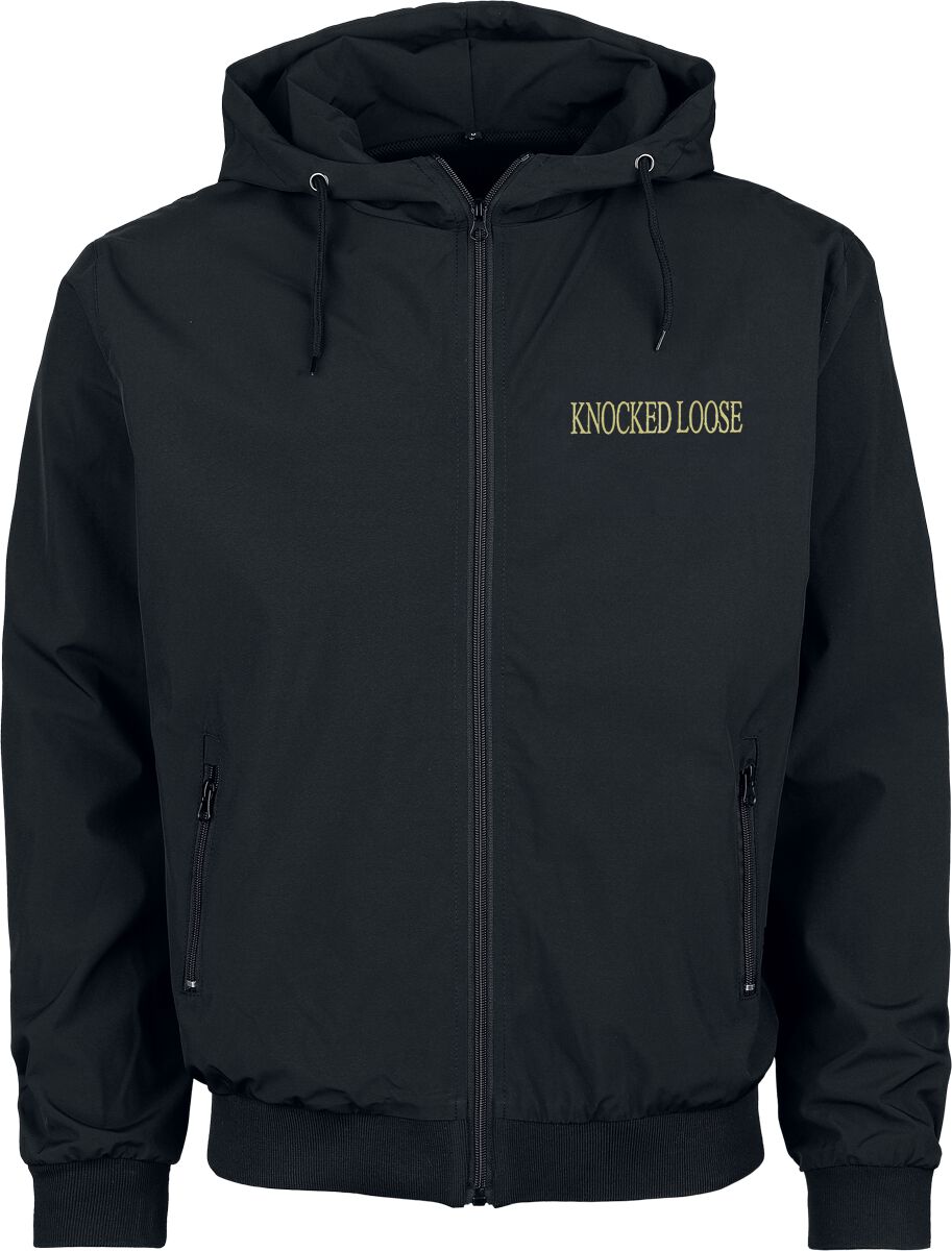 Knocked Loose Windbreaker Logo S to 3XL for Men black