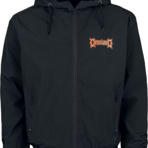 Desolated Windbreaker Logo S to 3XL for Men black