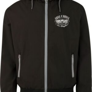 Guns N' Roses Windbreaker Paradise City Label S to 5XL for Men black