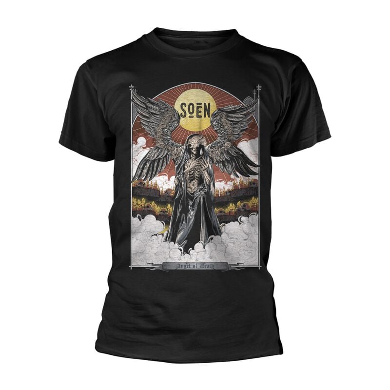Soen T-Shirt Angel Of Death S to XXL for Men black