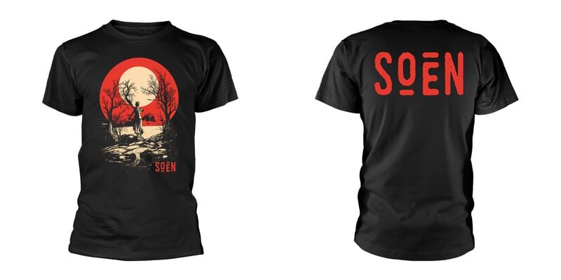Soen T-Shirt Redmoon S to XXL for Men black