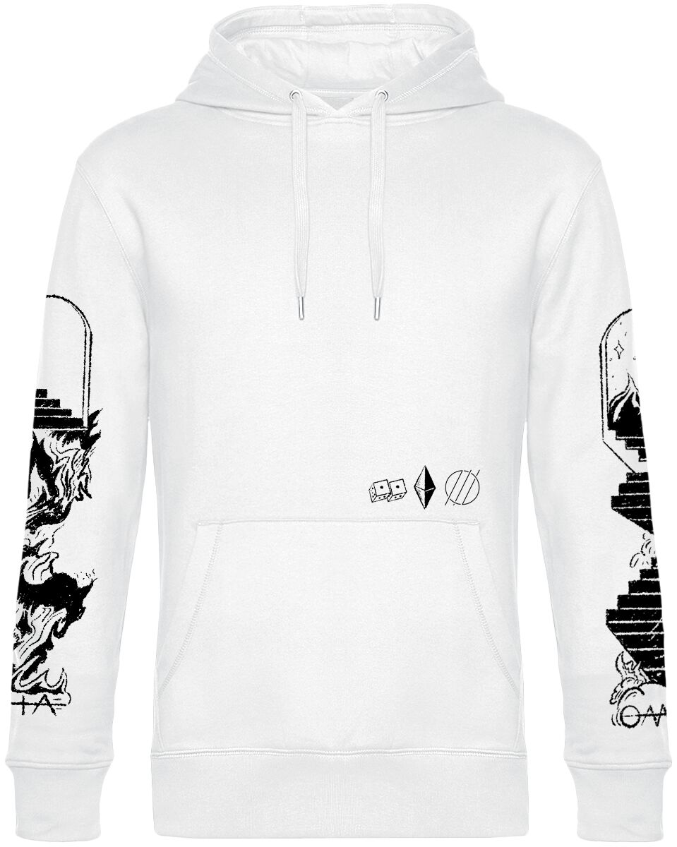 I Prevail Hoodie Alpha Omega S to XXL for Men white