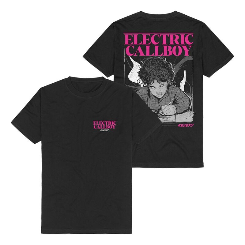 Electric Callboy T-Shirt Revery Paint S to XXL for Men black