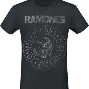 Ramones T-Shirt Hey Ho Let's Go Heavyweight S to 5XL for Men black