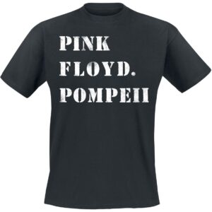 Pink Floyd T-Shirt Pompeii Stencil S to 3XL for Men black