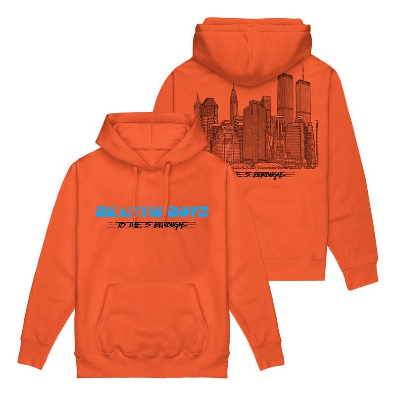 Beastie Boys Hoodie To The 5 Boroughs S to XXL for Men orange