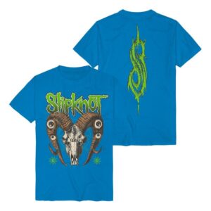 Slipknot T-Shirt Eyed Goat S to 3XL for Men blue