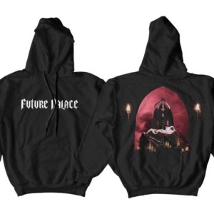 Future Palace Hoodie Distortion Hoodie S to XXL for Men black