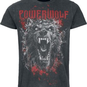 Powerwolf T-Shirt Chaos S to XXL for Men dark grey