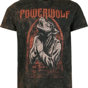 Powerwolf T-Shirt Lupus dei S to 4XL for Men rust