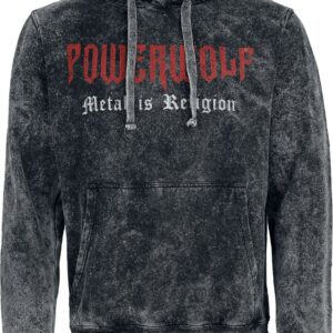 Powerwolf Hoodie Chaos S to XXL for Men dark grey