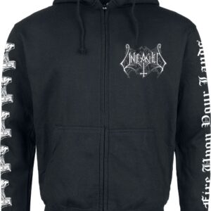 Unleashed Hoodie Jacket Fire Upon Your Lands S to XXL for Men black