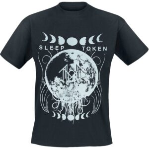 Sleep Token T-Shirt Moons S to 4XL for Men black