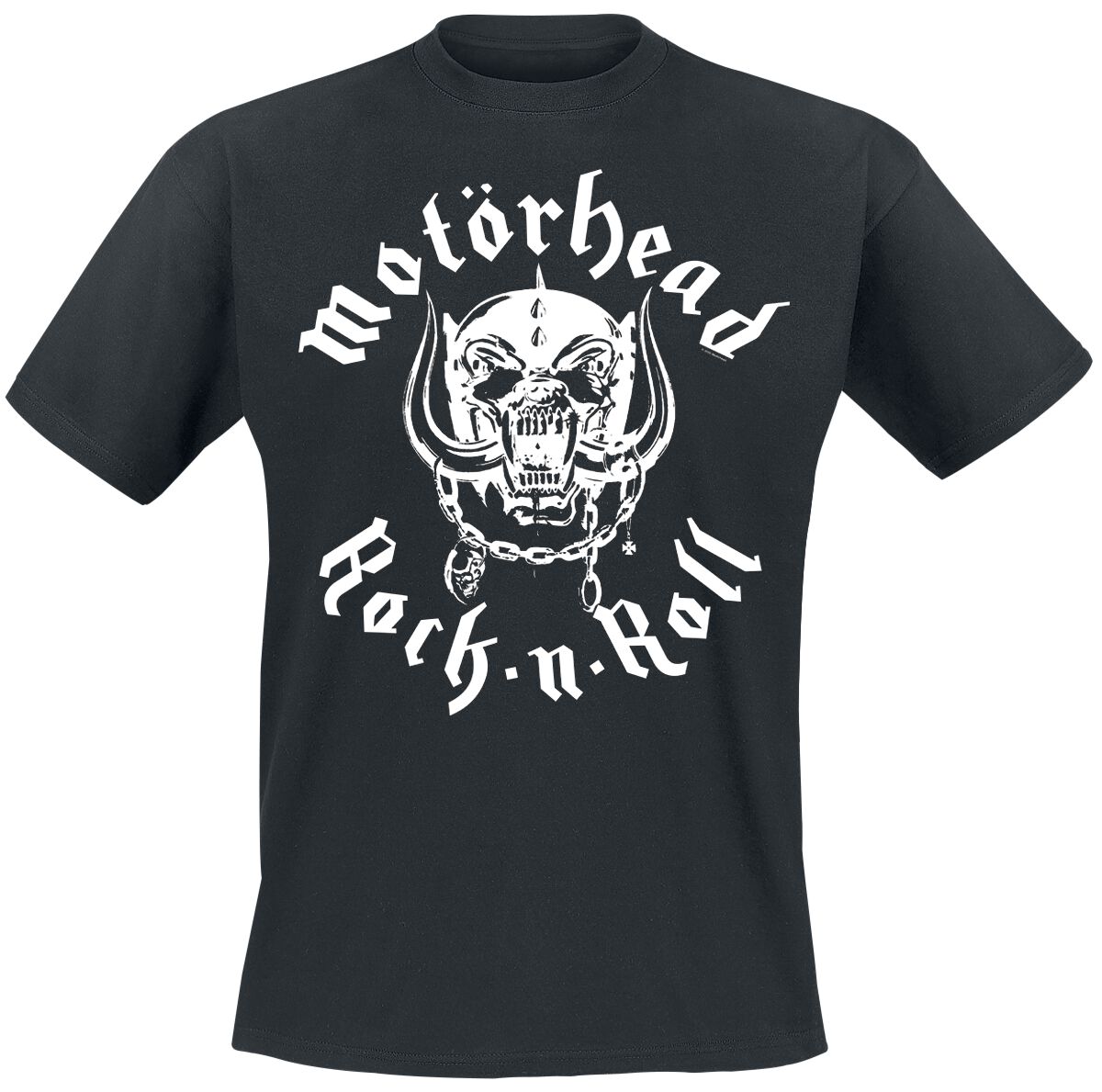 Motorhead T-Shirt Rock 'n' Roll Lyrics S to 4XL for Men black