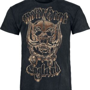 Motorhead T-Shirt 50th Gold Warpig S to 4XL for Men anthracite