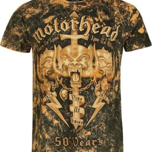 Motorhead T-Shirt Core 50th S to 4XL for Men multicolour