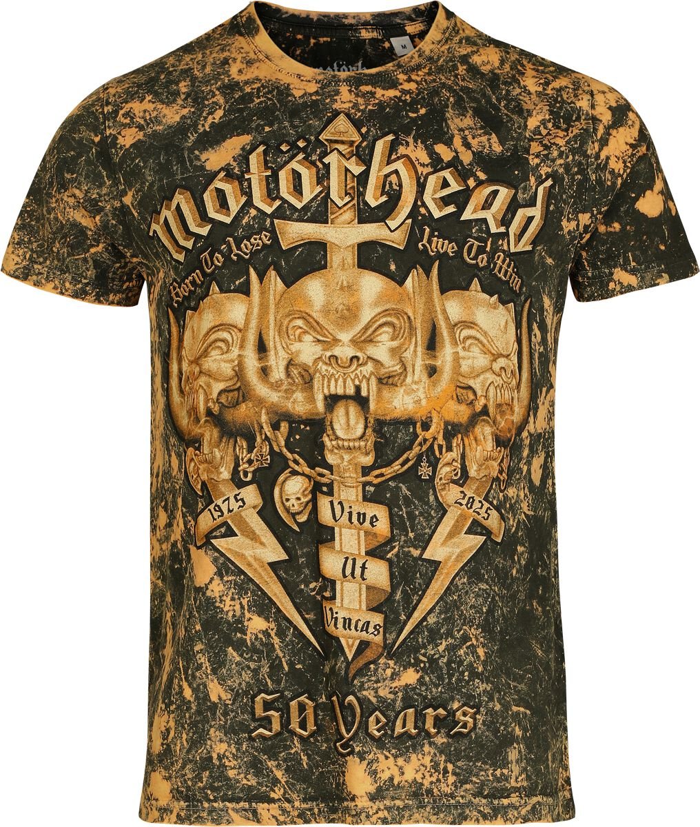 Motorhead T-Shirt Core 50th S to 4XL for Men multicolour