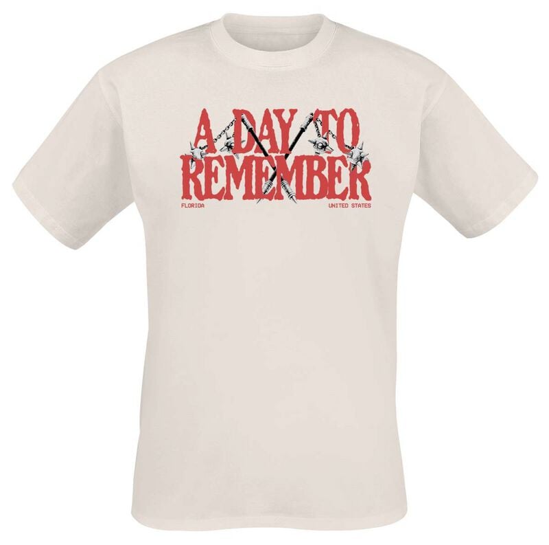A Day To Remember T-Shirt To The Death S to 3XL for Men white