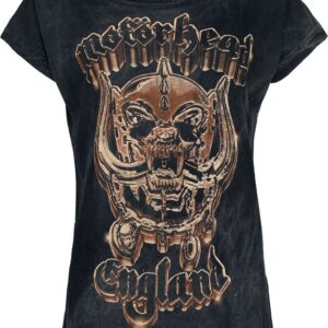 Motorhead T-Shirt Gold Warpig S to 3XL for Women anthracite