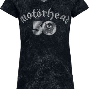 Motorhead T-Shirt Core 50th S to 3XL for Women grey