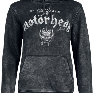 Motorhead Hoodie Cracked Bull S to XXL for Women anthracite