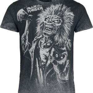 Iron Maiden T-Shirt Eddie S to 4XL for Men grey