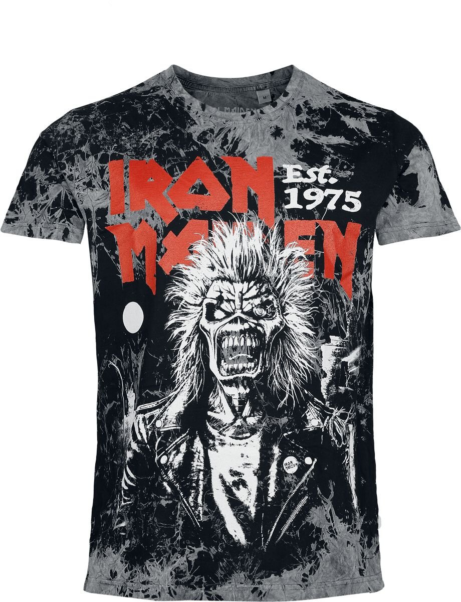 Iron Maiden T-Shirt Portrait Scream S to 4XL for Men anthracite