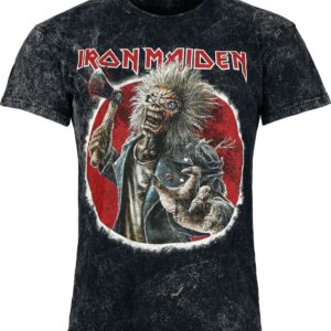 Iron Maiden T-Shirt Eddie Exploding S to 4XL for Men anthracite