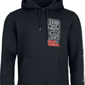 Iron Maiden Hoodie Smoking Eddie S to XXL for Men black