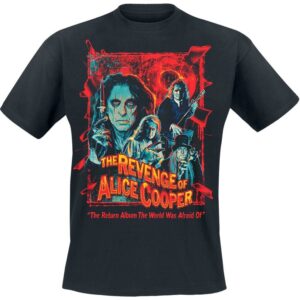 Alice Cooper T-Shirt Revenge Horror Poster S to 5XL for Men black