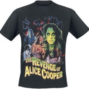 Alice Cooper T-Shirt Revenge Collage S to 3XL for Men black