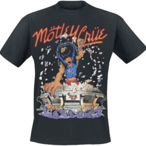 Mötley Crüe T-Shirt Allister King Kong Distressed S to 3XL for Men black