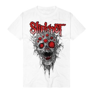 Slipknot T-Shirt 9 Eye Monster S to 3XL for Men white