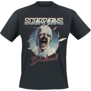 Scorpions T-Shirt Blackout Tour 1982 S to 3XL for Men black