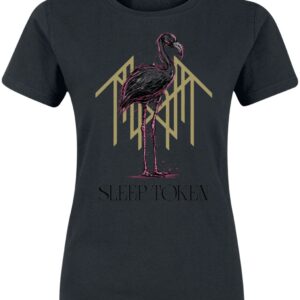 Sleep Token T-Shirt Flamingo 3D Print S to XXL for Women black