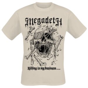 Megadeth T-Shirt Riddick S to XXL for Men sand