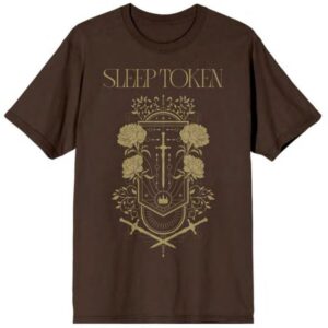 Sleep Token T-Shirt Damocles 2 S to 4XL for Men brown