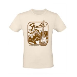 Fender T-Shirt California Horse S to XXL for Men beige
