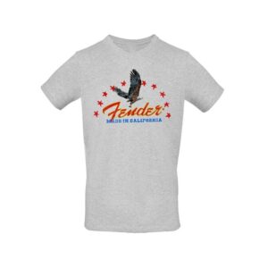 Fender T-Shirt Made in California S to XXL for Men grey