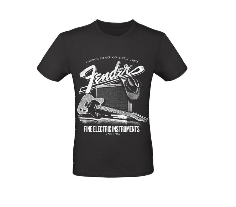 Fender T-Shirt Amplifier S to 3XL for Men black