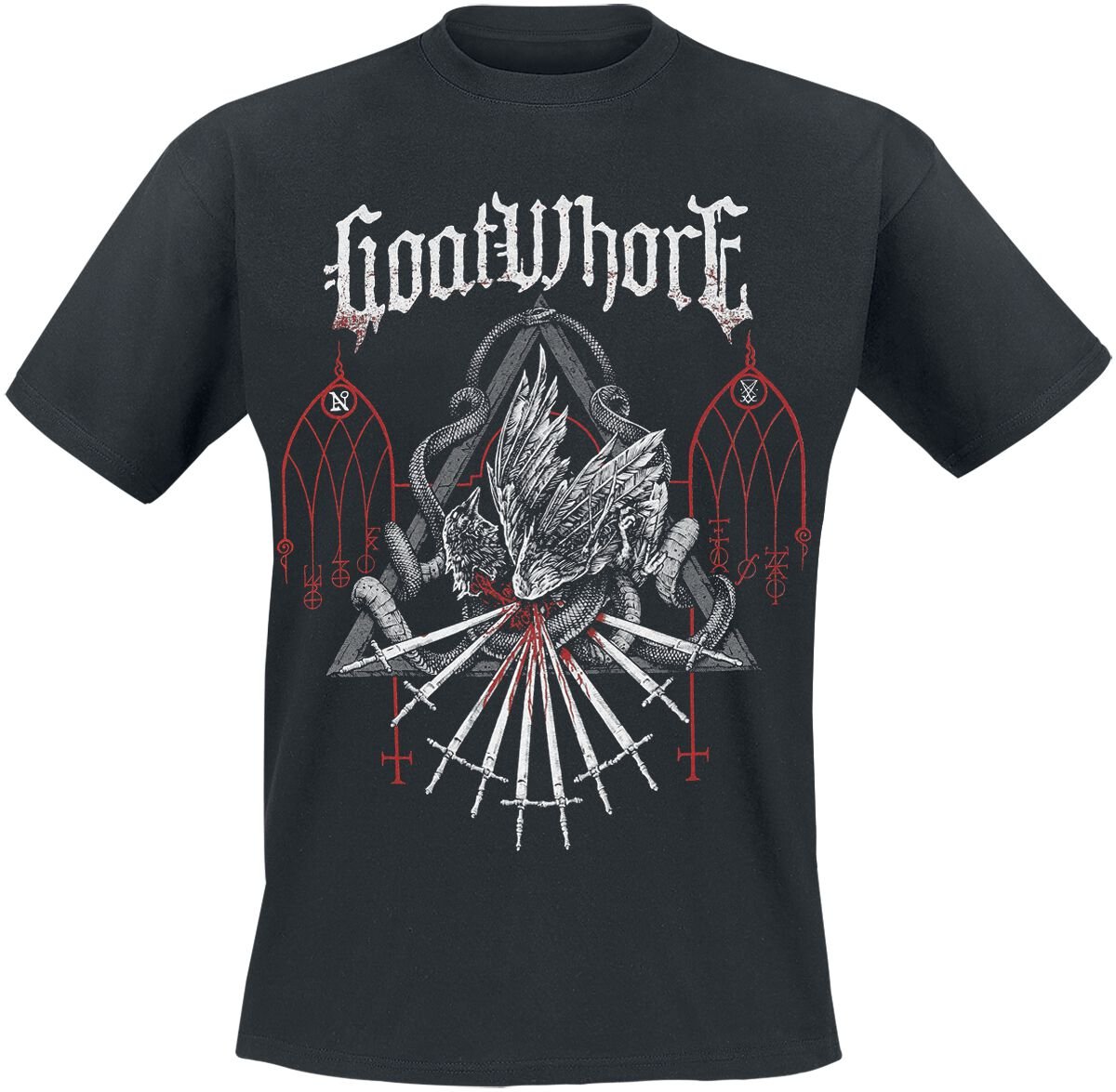 Goatwhore T-Shirt Angels Hung From The Arches Of Heaven S to XXL for Men black