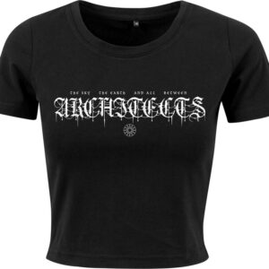 Architects T-Shirt White Logo S to XXL for Women black