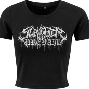 Slaughter To Prevail T-Shirt White Logo S to XXL for Women black